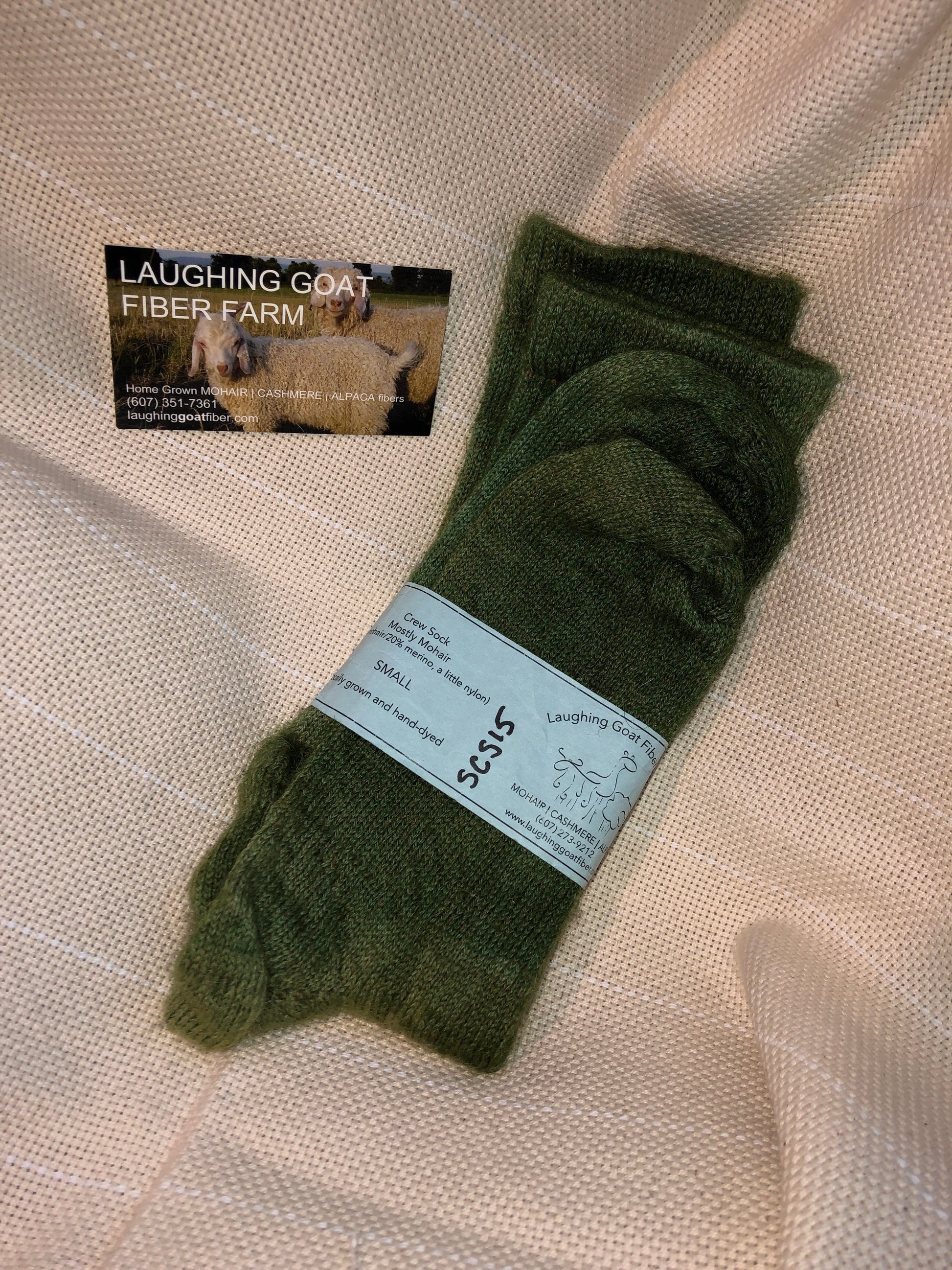 Crew Sock-Extra Lg. (M 12-14) Mostly Mohair