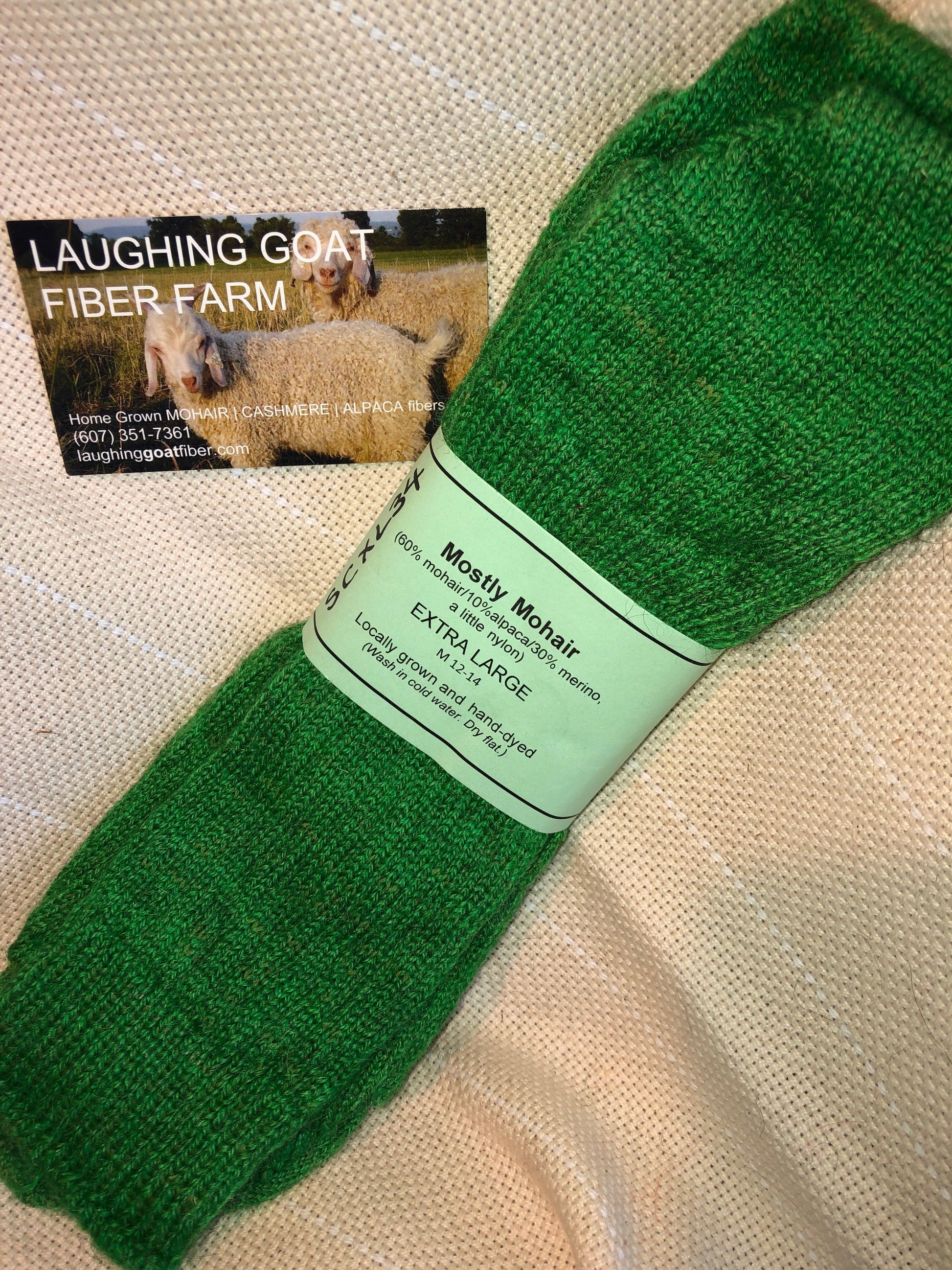 Crew Sock-Large (W 10.5-13/M 9-11.5)Mostly Mohair