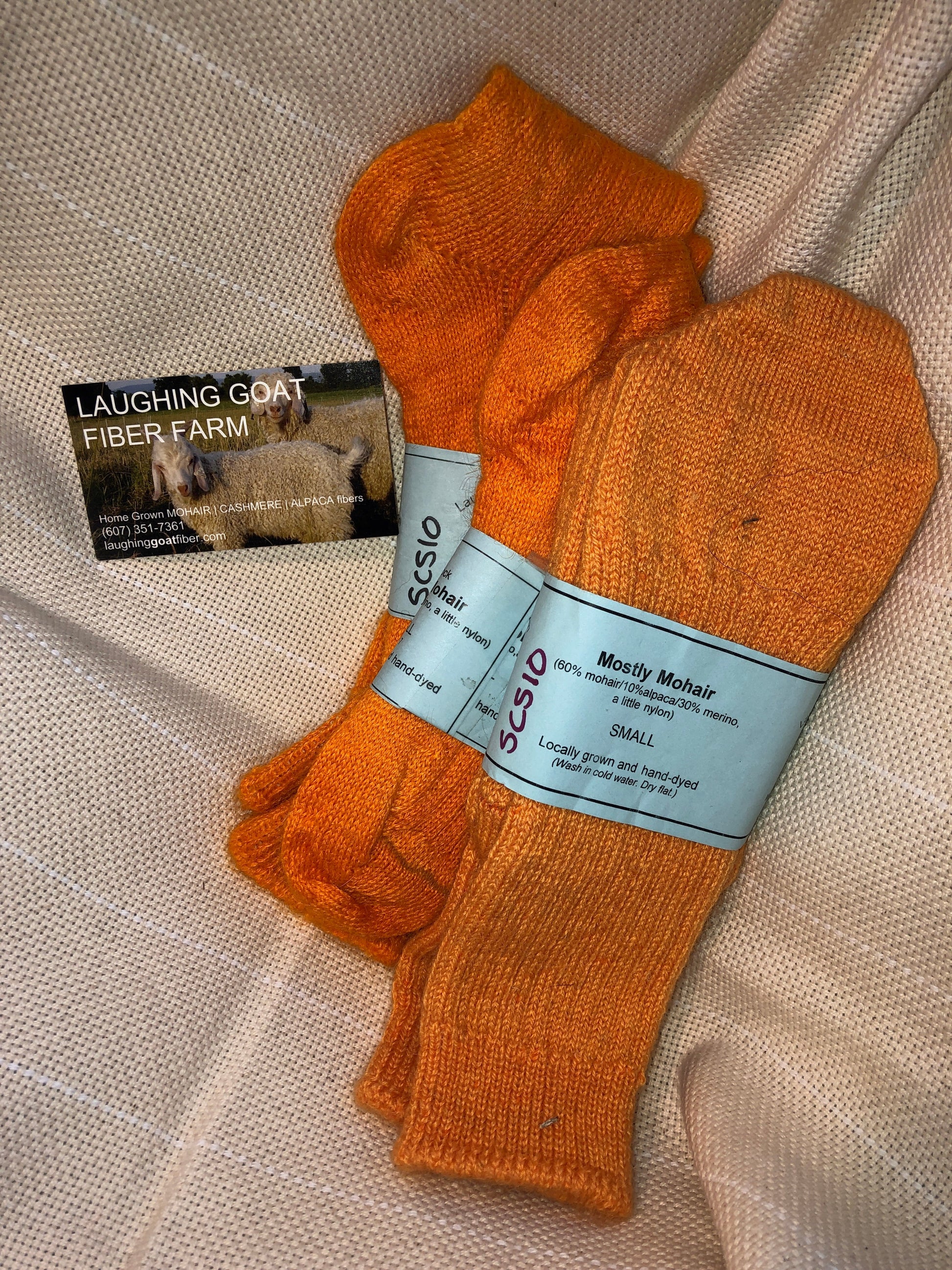 Crew Sock -Small (W 4-6.5)  Mostly Mohair