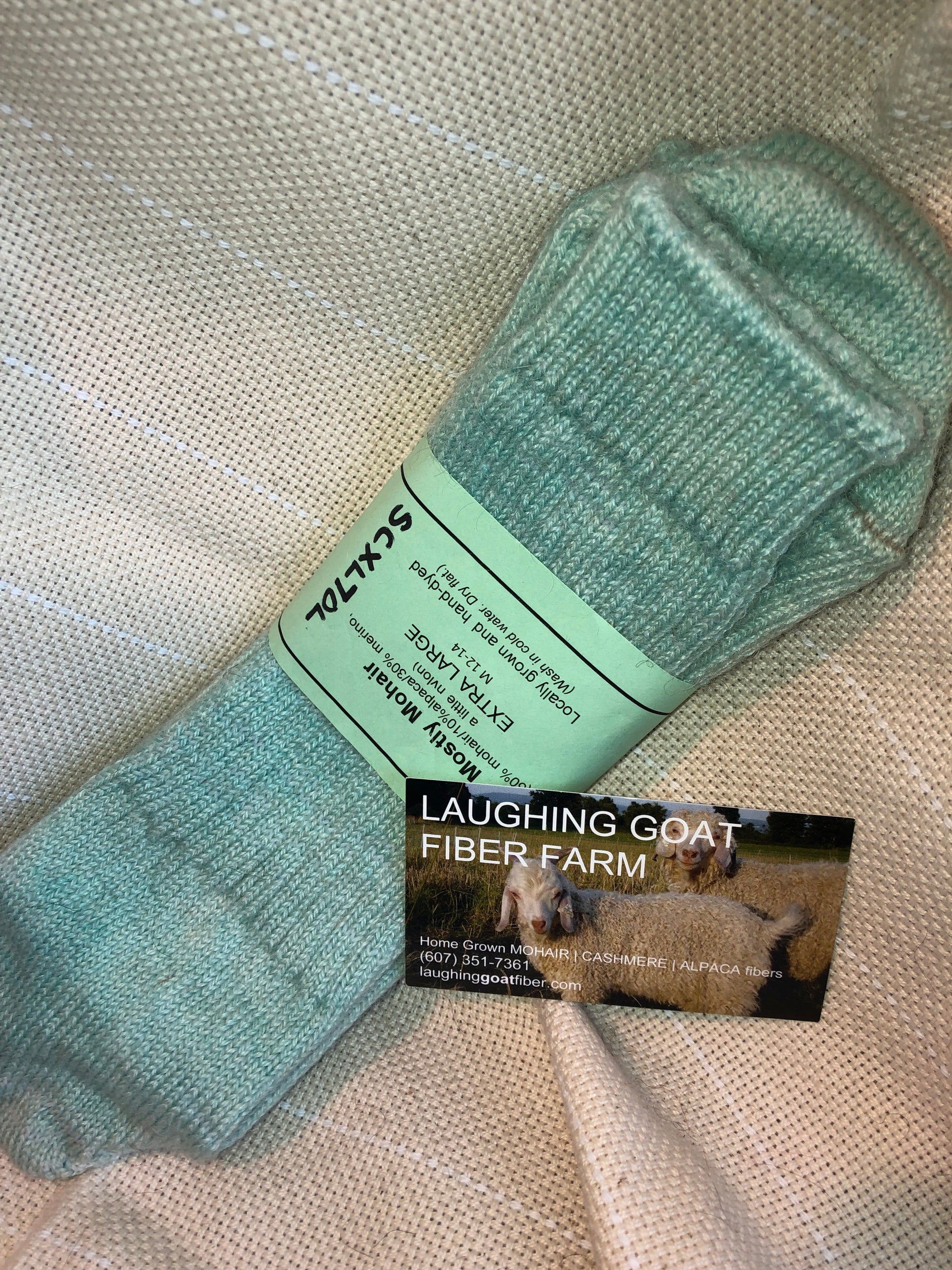Crew Sock-Extra Lg. (M 12-14) Mostly Mohair